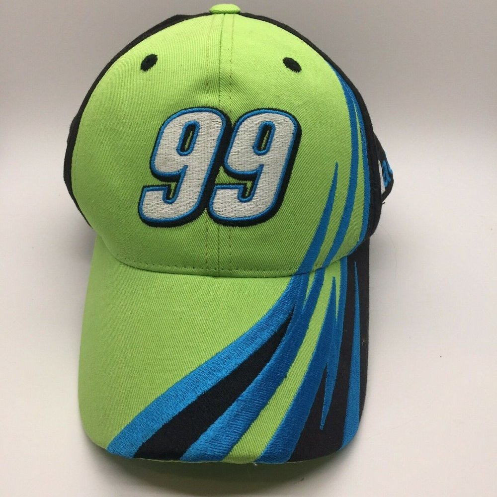 Nascar Carl Edwards #99 Green/Black Hat